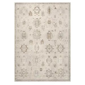NULOOM NWT krysten distressed area rug -machine washable -beige -2x3